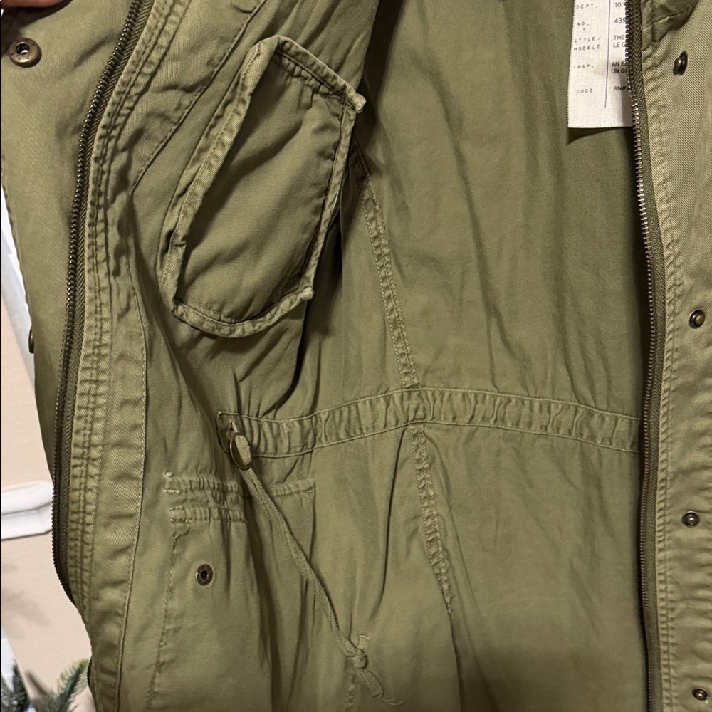 Current/Elliott Olive Utility Jacket - Picture 4 of 5